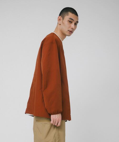 EKAL（エカル）の「DOT AIR NO COLLOR CARDIGAN（カーディガン/ボレロ・メンズ・ブラック/オレンジ系その他/ネイビー・LARGE/MEDIUM）」の12枚目の写真
