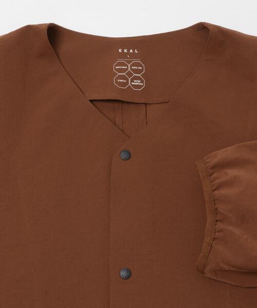 EKAL（エカル）の「DOT AIR NO COLLOR CARDIGAN（カーディガン/ボレロ・メンズ・ブラック/オレンジ系その他/ネイビー・LARGE/MEDIUM）」の20枚目の写真