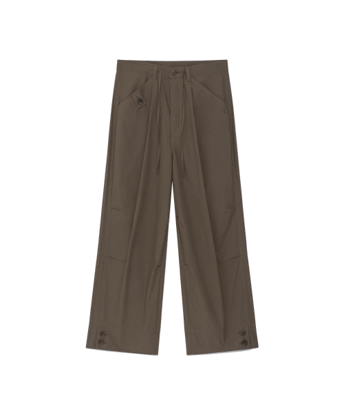 THECOLDESTMOMENT(ザコールデストモーメント)の「TCM hem two button pants (brown)(その他パンツ・レディース・その他・SMALL/MEDIUM/LARGE)」の2枚目の写真