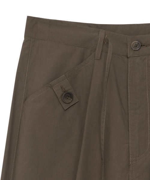 THECOLDESTMOMENT(ザコールデストモーメント)の「TCM hem two button pants (brown)(その他パンツ・レディース・その他・SMALL/MEDIUM/LARGE)」の4枚目の写真