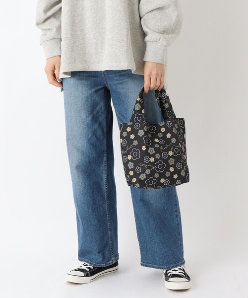 one'sterrace（ワンズテラス）の「MARY QUANT エコバッグ 2201 S（エコバッグ/サブバッグ・レディース・ブラック系8・99）」の9枚目の写真