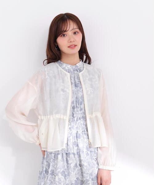 PROPORTION BODY DRESSING（プロポーションボディドレッシング）の「ドロストシアーブルゾン / 1216155401（ブルゾン・レディース・パープル/ホワイト系その他/ブラック・FREE）」の13枚目の写真