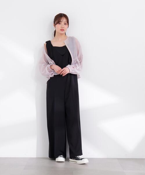 PROPORTION BODY DRESSING（プロポーションボディドレッシング）の「ドロストシアーブルゾン / 1216155401（ブルゾン・レディース・パープル/ホワイト系その他/ブラック・FREE）」の19枚目の写真