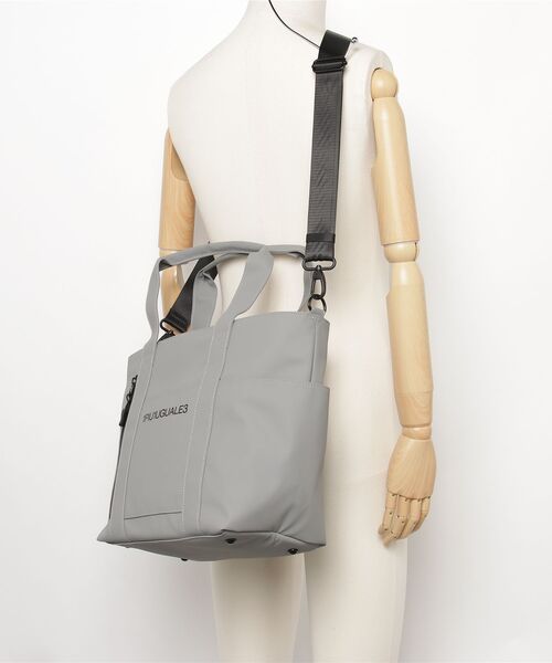 1PIU1UGUALE3 GOLF(ウノピゥウノウグァーレトレゴルフ)の「TOTE BAGMEDIUM(トートバッグ・メンズ・グレー/ブラック/カーキ・FREE)」の18枚目の写真