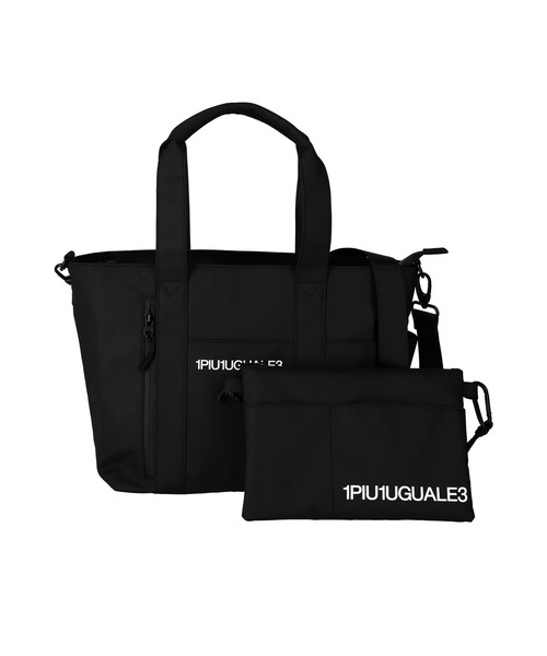 1PIU1UGUALE3 GOLF(ウノピゥウノウグァーレトレゴルフ)の「TOTE BAGMEDIUM(トートバッグ・メンズ・グレー/ブラック/カーキ・FREE)」の1枚目の写真