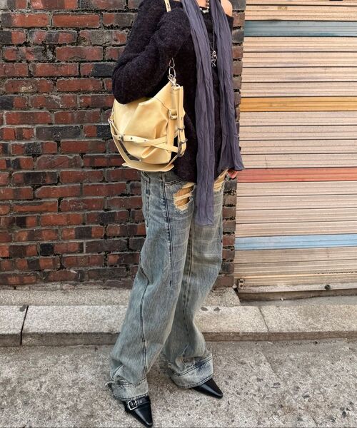 YEOMIMの「slouchy bag (black)(ショルダーバッグ・レディース・その他・FREE)」の14枚目の写真