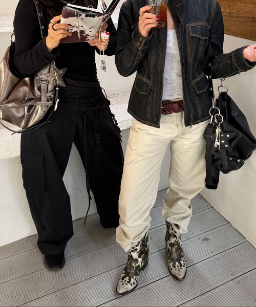 YEOMIMの「slouchy bag (black)(ショルダーバッグ・レディース・その他・FREE)」の17枚目の写真