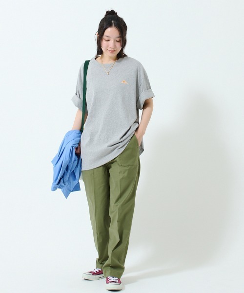 KELTY(ケルティ)の「バックタイポロゴS/Sティーシャツ(Tシャツ/カットソー・レディース・グレー/ベージュ/ホワイト/ネイビー/ブラック・M/L/S/XL)」の8枚目の写真