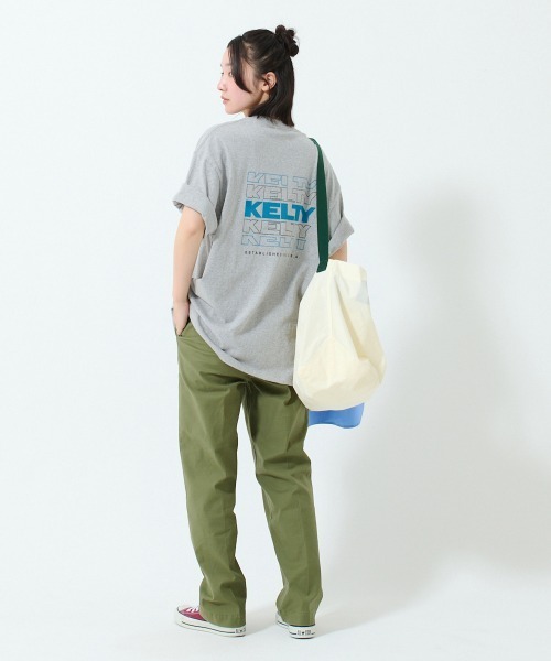 KELTY(ケルティ)の「バックタイポロゴS/Sティーシャツ(Tシャツ/カットソー・レディース・グレー/ベージュ/ホワイト/ネイビー/ブラック・M/L/S/XL)」の10枚目の写真
