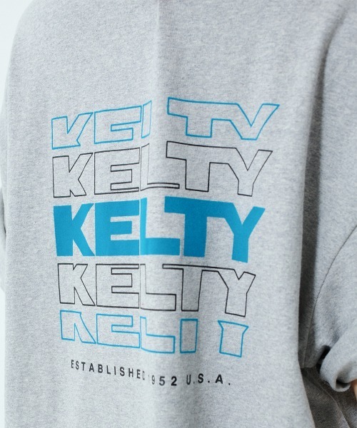 KELTY(ケルティ)の「バックタイポロゴS/Sティーシャツ(Tシャツ/カットソー・レディース・グレー/ベージュ/ホワイト/ネイビー/ブラック・M/L/S/XL)」の13枚目の写真