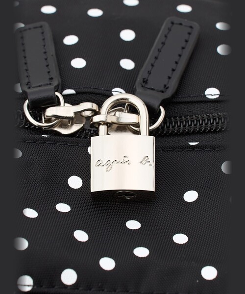 agnes b.（アニエスベー）の「ナイロン 2way ラージ ボストンバッグ "My bag" RAT01-02（ボストンバッグ・レディース・ブラック・FREE）」の9枚目の写真