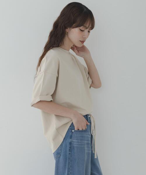 URBAN RESEARCH Sonny Label(アーバンリサーチサニーレーベル)の「コットンハーフスリーブプルオーバー(Tシャツ/カットソー・レディース・ブルー/チャコールグレー/ベージュ・FREE)」の8枚目の写真