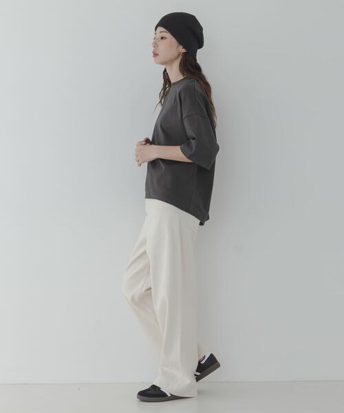 URBAN RESEARCH Sonny Label(アーバンリサーチサニーレーベル)の「コットンハーフスリーブプルオーバー(Tシャツ/カットソー・レディース・ブルー/チャコールグレー/ベージュ・FREE)」の20枚目の写真