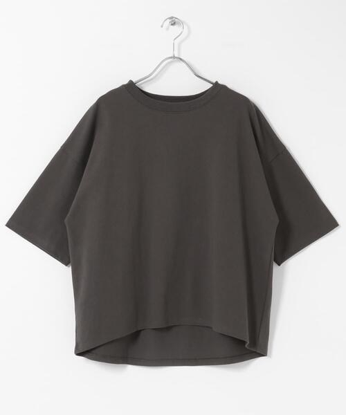 URBAN RESEARCH Sonny Label(アーバンリサーチサニーレーベル)の「コットンハーフスリーブプルオーバー(Tシャツ/カットソー・レディース・ブルー/チャコールグレー/ベージュ・FREE)」の22枚目の写真