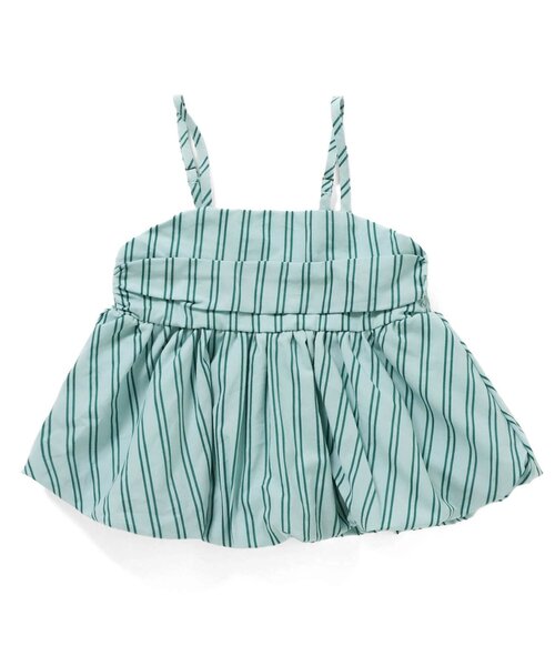 apres les cours（アプレレクール）の「バルーンビスチェ（その他トップス・キッズ・チェック/イエロー/ストライプ/サックスブルー・120/110/100/90/140/130）」の14枚目の写真