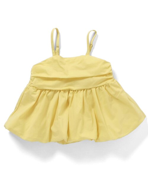 apres les cours（アプレレクール）の「バルーンビスチェ（その他トップス・キッズ・チェック/イエロー/ストライプ/サックスブルー・120/110/100/90/140/130）」の5枚目の写真