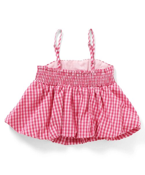 apres les cours（アプレレクール）の「バルーンビスチェ（その他トップス・キッズ・チェック/イエロー/ストライプ/サックスブルー・120/110/100/90/140/130）」の11枚目の写真