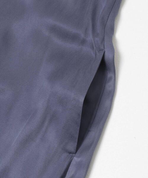 URBAN RESEARCH ROSSO WOMEN（アーバンリサーチ　ロッソ）の「2WAYキュプラ混キャミワンピース（ワンピース・レディース・ベージュ/ブルー/ブラック・FREE）」の12枚目の写真