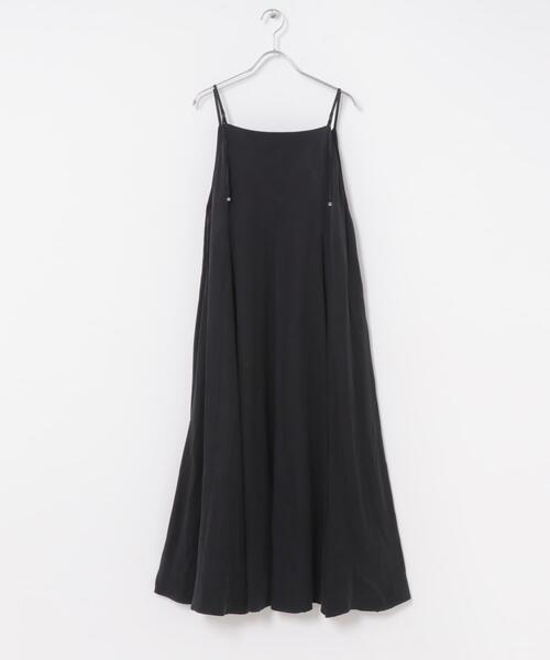 URBAN RESEARCH ROSSO WOMEN（アーバンリサーチ　ロッソ）の「2WAYキュプラ混キャミワンピース（ワンピース・レディース・ベージュ/ブルー/ブラック・FREE）」の18枚目の写真