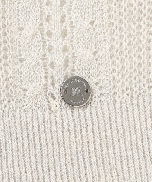 MACKINTOSH LONDON（マッキントッシュ ロンドン）の「【婦人画報4月号掲載】ラスターリネンニットベスト（ベスト・レディース・ライトグレー・38）」の9枚目の写真