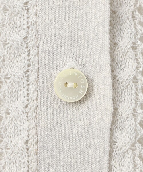 MACKINTOSH LONDON（マッキントッシュ ロンドン）の「【婦人画報4月号掲載】ラスターリネンニットベスト（ベスト・レディース・ライトグレー・38）」の10枚目の写真