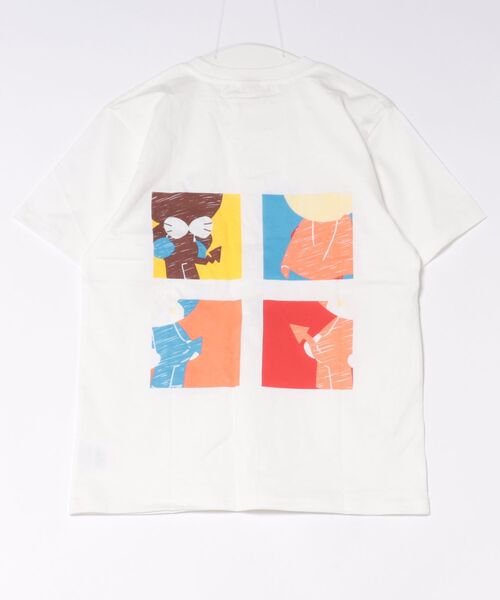 ANPANMAN KIDS COLLECTION（アンパンマンキッズコレクション）の「ひょこっとTシャツ 大人（Tシャツ/カットソー・メンズ・オフホワイト・LL/S/M/L）」の3枚目の写真