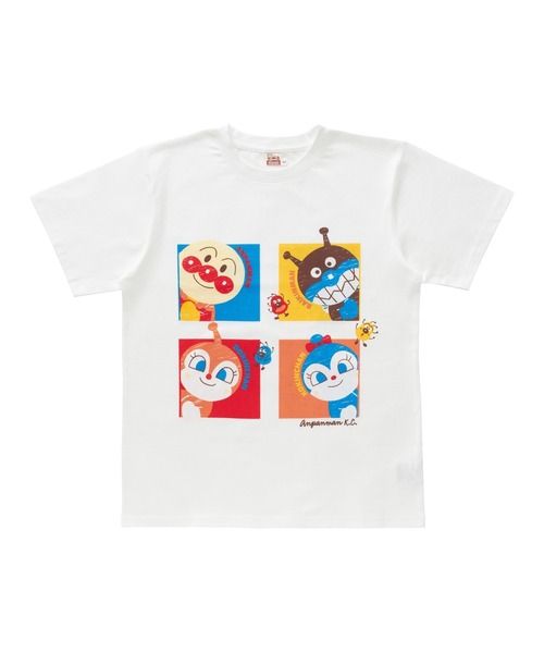 ANPANMAN KIDS COLLECTION（アンパンマンキッズコレクション）の「ひょこっとTシャツ 大人（Tシャツ/カットソー・メンズ・オフホワイト・LL/S/M/L）」の5枚目の写真
