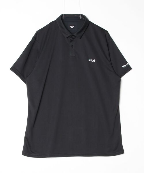 FILA（フィラ）の「フィラ FILA  ショートスリーブポロシャツ（ポロシャツ・メンズ・ブラック/ホワイト/ネイビー・M/L/LL/3L）」の3枚目の写真