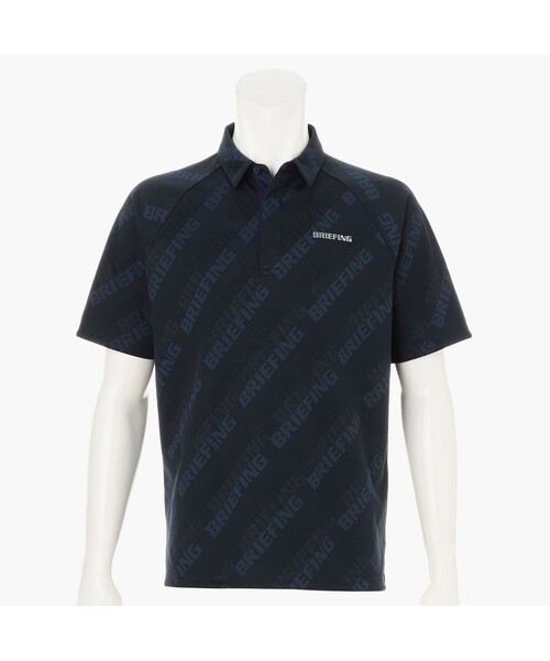 BRIEFING(ブリーフィング)の「【BRIEFING GOLF/ブリーフィングゴルフ】MS SHADOW LOGO JQ SHIRT RF(Tシャツ/カットソー・メンズ・ホワイト/グレー/ブラック/ネイビー・L/M/S/XL)」の4枚目の写真
