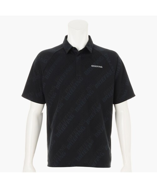 BRIEFING(ブリーフィング)の「【BRIEFING GOLF/ブリーフィングゴルフ】MS SHADOW LOGO JQ SHIRT RF(Tシャツ/カットソー・メンズ・ホワイト/グレー/ブラック/ネイビー・L/M/S/XL)」の1枚目の写真