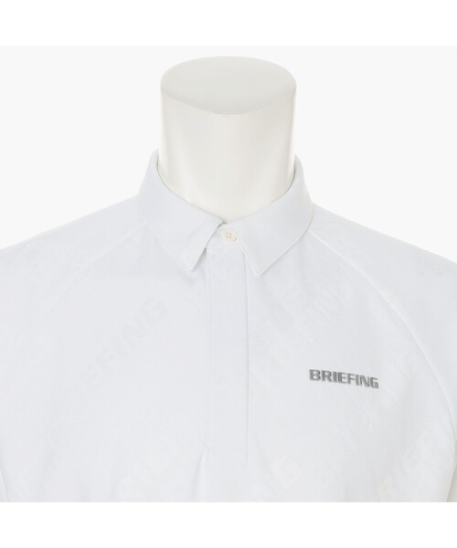 BRIEFING(ブリーフィング)の「【BRIEFING GOLF/ブリーフィングゴルフ】MS SHADOW LOGO JQ SHIRT RF(Tシャツ/カットソー・メンズ・ホワイト/グレー/ブラック/ネイビー・L/M/S/XL)」の13枚目の写真