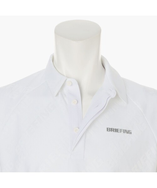 BRIEFING(ブリーフィング)の「【BRIEFING GOLF/ブリーフィングゴルフ】MS SHADOW LOGO JQ SHIRT RF(Tシャツ/カットソー・メンズ・ホワイト/グレー/ブラック/ネイビー・L/M/S/XL)」の14枚目の写真