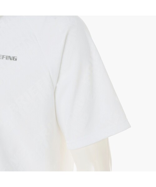 BRIEFING(ブリーフィング)の「【BRIEFING GOLF/ブリーフィングゴルフ】MS SHADOW LOGO JQ SHIRT RF(Tシャツ/カットソー・メンズ・ホワイト/グレー/ブラック/ネイビー・L/M/S/XL)」の6枚目の写真