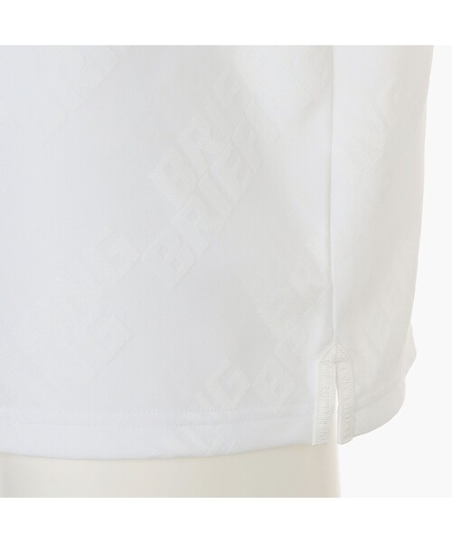 BRIEFING(ブリーフィング)の「【BRIEFING GOLF/ブリーフィングゴルフ】MS SHADOW LOGO JQ SHIRT RF(Tシャツ/カットソー・メンズ・ホワイト/グレー/ブラック/ネイビー・L/M/S/XL)」の7枚目の写真