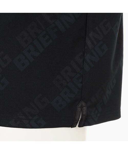BRIEFING(ブリーフィング)の「【BRIEFING GOLF/ブリーフィングゴルフ】MS SHADOW LOGO JQ SHIRT RF(ポロシャツ・メンズ・ホワイト/グレー・L/M)」の4枚目の写真
