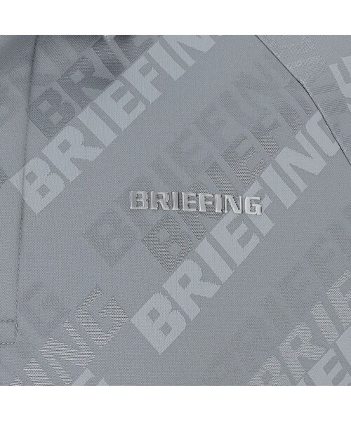 BRIEFING(ブリーフィング)の「【BRIEFING GOLF/ブリーフィングゴルフ】MS SHADOW LOGO JQ SHIRT RF(ポロシャツ・メンズ・ホワイト/グレー・L/M)」の12枚目の写真