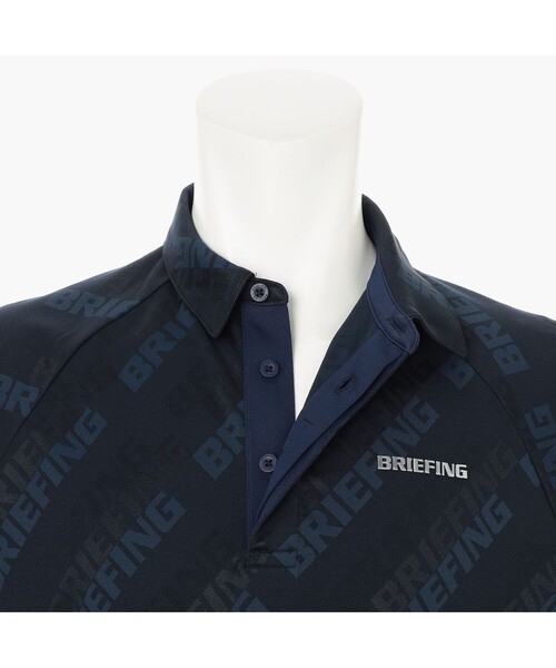 BRIEFING(ブリーフィング)の「【BRIEFING GOLF/ブリーフィングゴルフ】MS SHADOW LOGO JQ SHIRT RF(ポロシャツ・メンズ・ホワイト/グレー・L/M)」の21枚目の写真