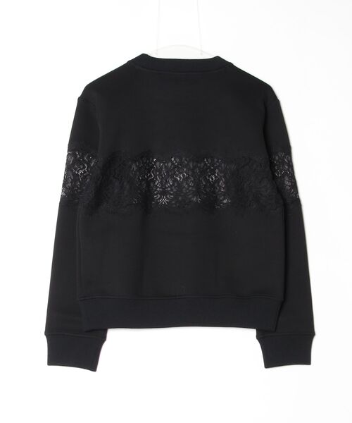 DOUBLE STANDARD CLOTHING(ダブルスタンダードクロージング)の「レースダンボールニットプルオーバー(WEB限定)(Tシャツ/カットソー・レディース・ブラック・FREE)」の2枚目の写真
