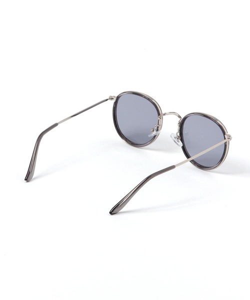 BAYFLOW（ベイフロー）の「ラウンドメタルサングラス（ユニセックス）（サングラス・レディース・ライトグレー/イエロー・FREE）」の15枚目の写真