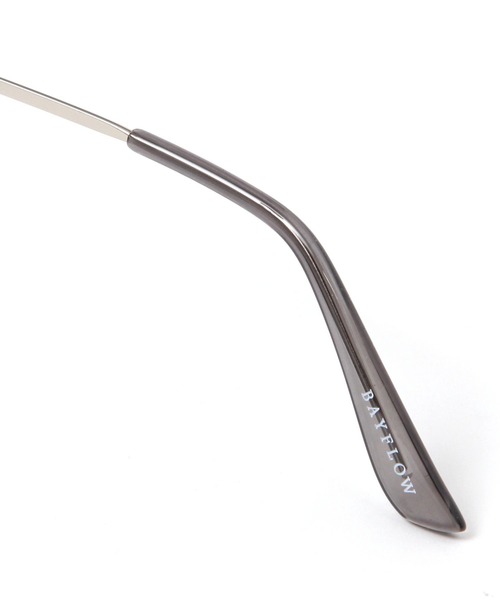 BAYFLOW（ベイフロー）の「ラウンドメタルサングラス（ユニセックス）（サングラス・レディース・ライトグレー/イエロー・FREE）」の7枚目の写真