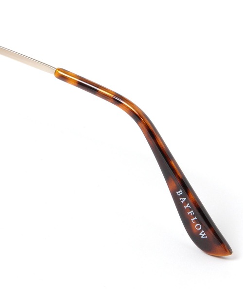 BAYFLOW（ベイフロー）の「ラウンドメタルサングラス（ユニセックス）（サングラス・レディース・ライトグレー/イエロー・FREE）」の11枚目の写真