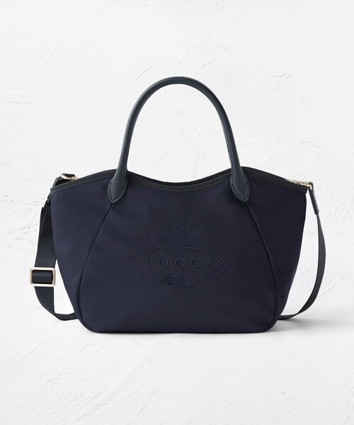 TOCCA(トッカ)の「TOUCH OF CRESTA NYLON TOTE ナイロントートバッグ(トートバッグ・レディース・レッド系/ライトグレー系/ネイビー系/ブラック系・F)」の3枚目の写真