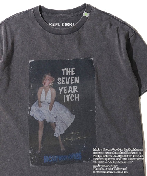 ADPOSION(アドポーション)の「【Marilyn Monroe / マリリン・モンロー】フォトプリントクルーネックTシャツ(Tシャツ/カットソー・レディース・グレー系1/ホワイト系1/ホワイト系2/グレー系2・MEDIUM/LARGE/X-LARGE)」の3枚目の写真