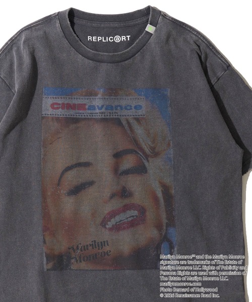 ADPOSION(アドポーション)の「【Marilyn Monroe / マリリン・モンロー】フォトプリントクルーネックTシャツ(Tシャツ/カットソー・レディース・グレー系1/ホワイト系1/ホワイト系2/グレー系2・MEDIUM/LARGE/X-LARGE)」の4枚目の写真