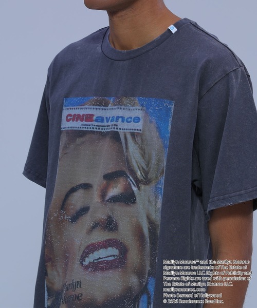 ADPOSION(アドポーション)の「【Marilyn Monroe / マリリン・モンロー】フォトプリントクルーネックTシャツ(Tシャツ/カットソー・レディース・グレー系1/ホワイト系1/ホワイト系2/グレー系2・MEDIUM/LARGE/X-LARGE)」の14枚目の写真