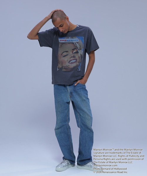 ADPOSION(アドポーション)の「【Marilyn Monroe / マリリン・モンロー】フォトプリントクルーネックTシャツ(Tシャツ/カットソー・レディース・グレー系1/ホワイト系1/ホワイト系2/グレー系2・MEDIUM/LARGE/X-LARGE)」の10枚目の写真