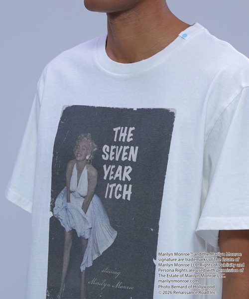 ADPOSION(アドポーション)の「【Marilyn Monroe / マリリン・モンロー】フォトプリントクルーネックTシャツ(Tシャツ/カットソー・レディース・グレー系1/ホワイト系1/ホワイト系2/グレー系2・MEDIUM/LARGE/X-LARGE)」の18枚目の写真