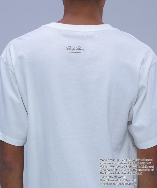 ADPOSION(アドポーション)の「【Marilyn Monroe / マリリン・モンロー】フォトプリントクルーネックTシャツ(Tシャツ/カットソー・レディース・グレー系1/ホワイト系1/ホワイト系2/グレー系2・MEDIUM/LARGE/X-LARGE)」の16枚目の写真