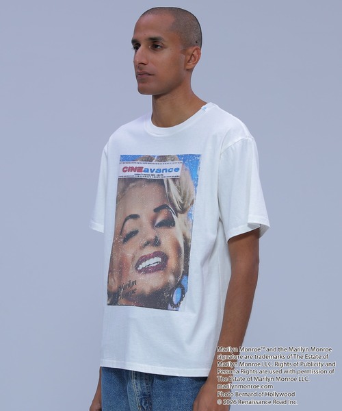 ADPOSION(アドポーション)の「【Marilyn Monroe / マリリン・モンロー】フォトプリントクルーネックTシャツ(Tシャツ/カットソー・レディース・グレー系1/ホワイト系1/ホワイト系2/グレー系2・MEDIUM/LARGE/X-LARGE)」の11枚目の写真