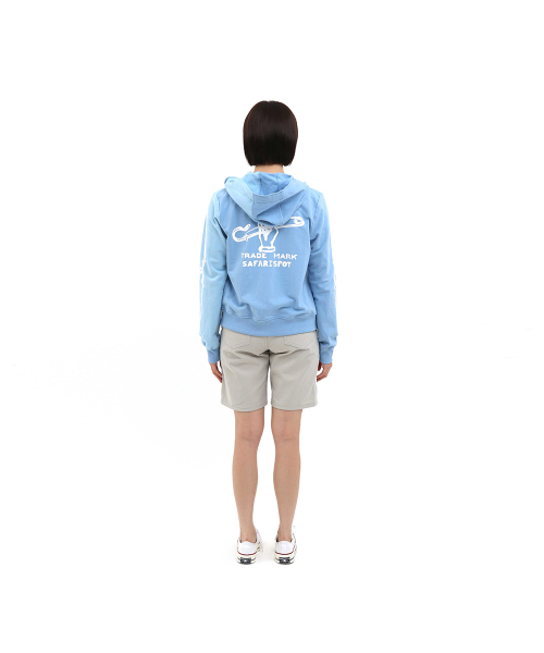 SAFARISPOT（サファリスポット）の「1/2 セイフティアスラ フードジップアップ (スカイ/ブルー)（パーカー・レディース・スカイブルー・1）」の5枚目の写真